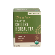 Teeccino French Roast Roasted Herbal Tea Herbal Tea Dark Olive Green 25 tea bags,10 tea bags,50 tagless tea bags