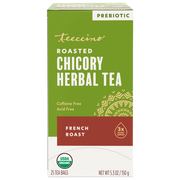 Teeccino French Roast Roasted Herbal Tea Herbal Tea Olive Drab 25 tea bags