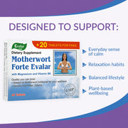 SiberianGreen.com Motherwort Forte Herb with Vitamins by Evalar 40 Tabs Herbs White Smoke