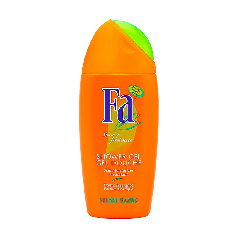 Fa Fa Sunset Mambo Shower Gel 250ML Shower Gel Dark Orange