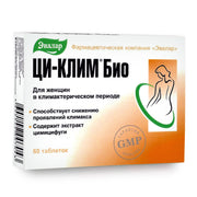 SiberianGreen.com Black Cohosh Herbal Extract by Evalar Ci-Klim 60 Tabs Herbs White Smoke
