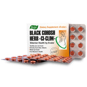SiberianGreen.com Black Cohosh Herbal Extract by Evalar Ci-Klim 60 Tabs Herbs White Smoke