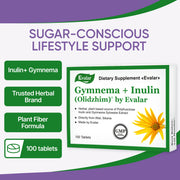 SiberianGreen.com Gymnema Sylvestre with Herbs by Evalar 100 Tabs Herbs White Smoke