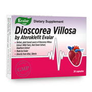SiberianGreen.com Dioscorea Villosa Wild Yam Red Clover by Evalar Ateroklefit Herb 30 Caps Herbs White Smoke