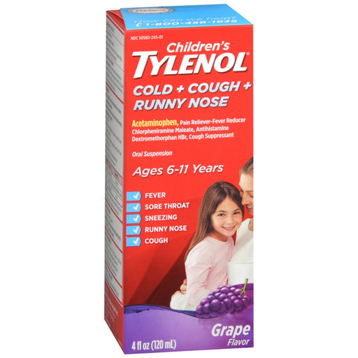 Children's Tylenol Tylenol Chd  C/C/Rn ss 120Ml Grp Health & Beauty Salmon