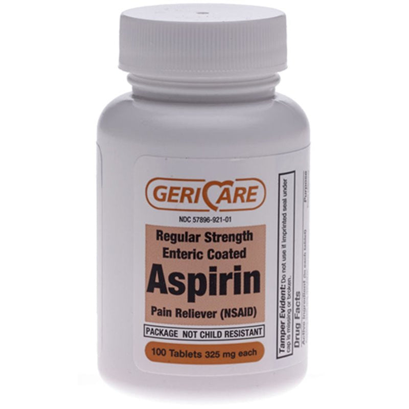 Geri-Care Geri-Care Aspirin Ec 325 Mg Tab 1000 Medicine Cabinets Dark Gray