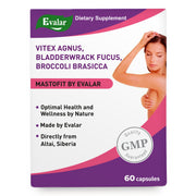 SiberianGreen.com Vitex Chaste Tree Bladderwrack Fucus Extract Mastofit Herb by Evalar 60 Caps Herbs White Smoke