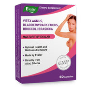 SiberianGreen.com Vitex Chaste Tree Bladderwrack Fucus Extract Mastofit Herb by Evalar 60 Caps Herbs White Smoke