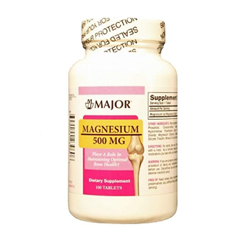 Major Magnesium Oxide Tb 500 Mg 100 Health & Beauty White Smoke