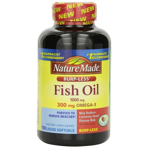 Nature Made Nature Made Fish Oil 1000 Mg Dietary Supplement Liquid Softgels Vitamins & Supplements White Smoke