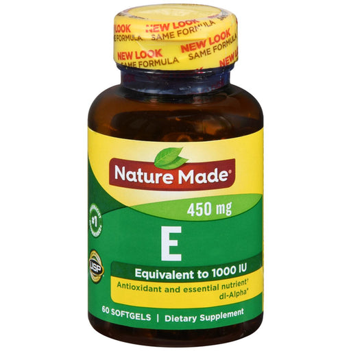Nature Made Nature Made Vitamin E Dietary Supplement 450 Mg Softgels Vitamins & Supplements White Smoke