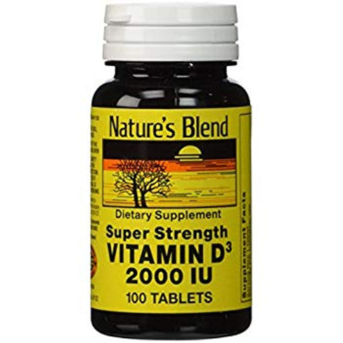 Nature's Blend Nature's Blend Selenium 200 Mcg Tablets Vitamins & Supplements Black