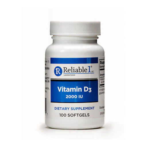 Reliable 1 Reliable 1 Laboratories Vitamin D3 2000 Iu Softgels Vitamins & Supplements White Smoke