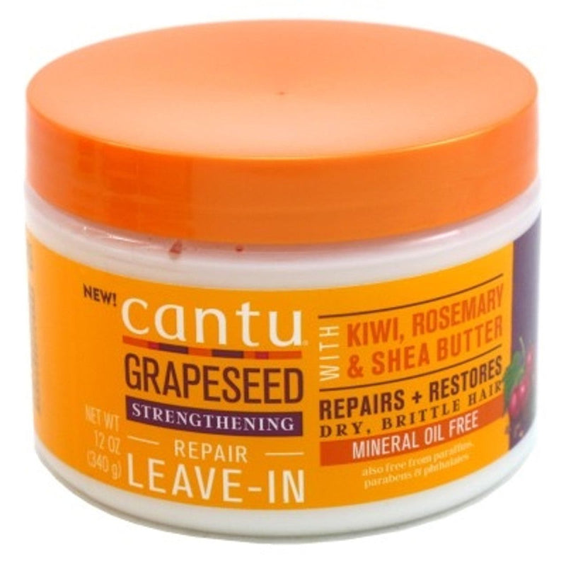Cantu Cantu Grapeseed Leave In Conditioner Repair Cream 340 Gr Conditioners Light Salmon