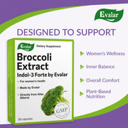 SiberianGreen.com Evalar Broccoli Indol-3 Extract – 30 Capsules Herbs White Smoke