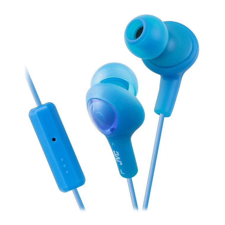 JVC JVC 14853 - Gumy Plus Headphones, Blue - Box: - Loc: L0 Headphones White Smoke