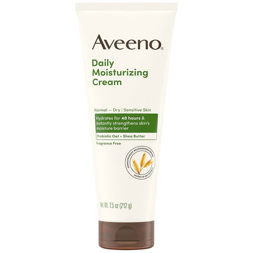Aveeno Aveeno Daily Moisturizing Cream Normal - Dry Sensitive Skin 7.5 Oz Lotion & Moisturizer Seashell