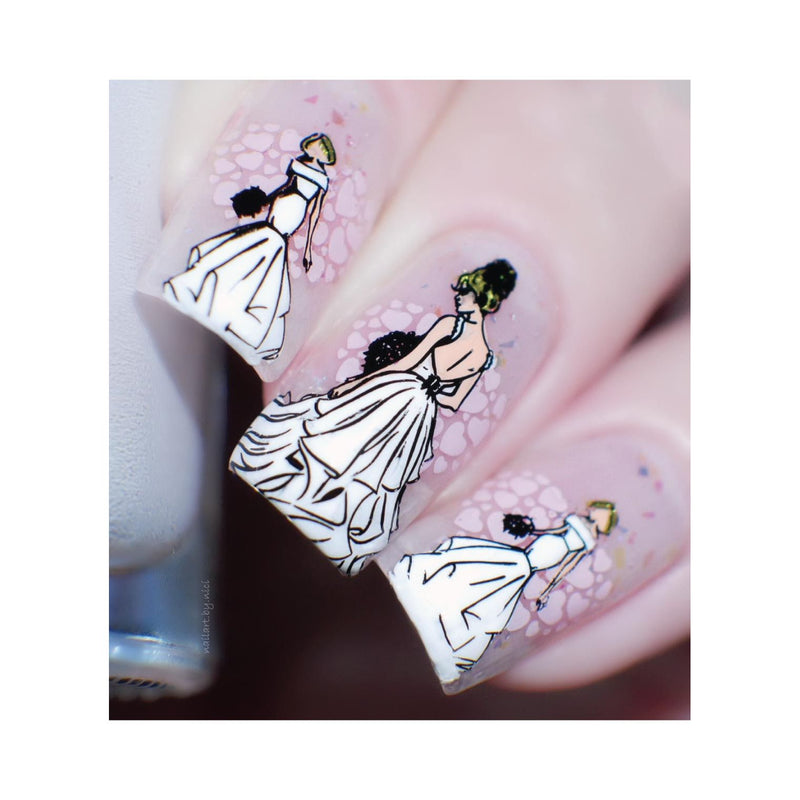 UberChic Beauty Elements of Love Stamping Plate Thistle