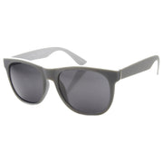 zeroUV Super Retro Hipster Horned Rim Frame Sunglasses 8693 Sunglasses White Smoke Matte Black Smoke,Shiny Black Smoke,Grey Rubber Smoke,Grey Rubber Sun Mirror,Matte Black Purple Mirror