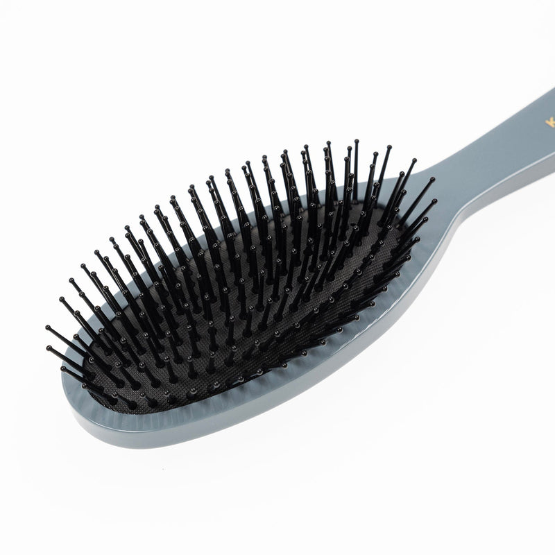 KOH-I-NOOR Beauty USA Pastel Synthetic Pin Brush - Biodegradable Acetate for Thick & Coarse Hair Hair Brush White Smoke Burgundy red / Large,Burgundy red / Small,Mustard yellow / Large,Mustard yellow / Small,Ivory white / Large,Ivory white / Small,Face powder pink / Large,Face powder pink / Small,Baby blue / Large,Baby blue / Small,Navy blue / Large,Navy blue / Small