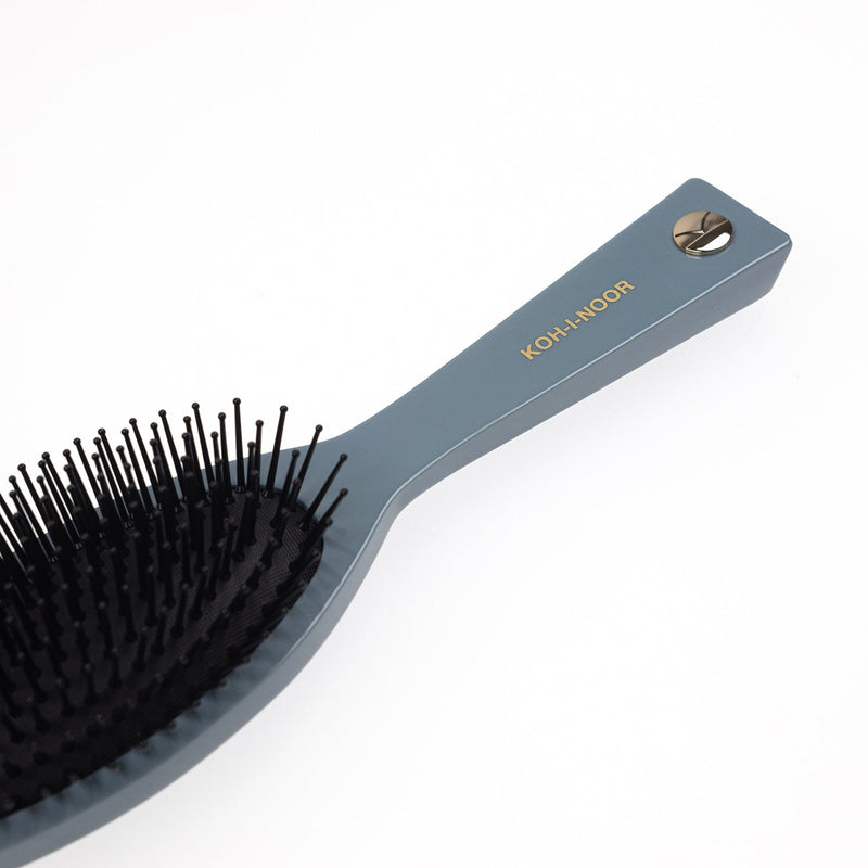 KOH-I-NOOR Beauty USA Pastel Synthetic Pin Brush - Biodegradable Acetate for Thick & Coarse Hair Hair Brush White Smoke Burgundy red / Large,Burgundy red / Small,Mustard yellow / Large,Mustard yellow / Small,Ivory white / Large,Ivory white / Small,Face powder pink / Large,Face powder pink / Small,Baby blue / Large,Baby blue / Small,Navy blue / Large,Navy blue / Small