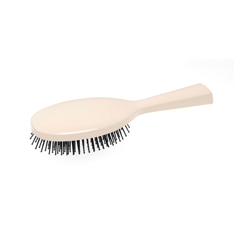 KOH-I-NOOR Beauty USA Pastel Synthetic Pin Brush - Biodegradable Acetate for Thick & Coarse Hair Hair Brush White Smoke Burgundy red / Large,Burgundy red / Small,Mustard yellow / Large,Mustard yellow / Small,Ivory white / Large,Ivory white / Small,Face powder pink / Large,Face powder pink / Small,Baby blue / Large,Baby blue / Small,Navy blue / Large,Navy blue / Small