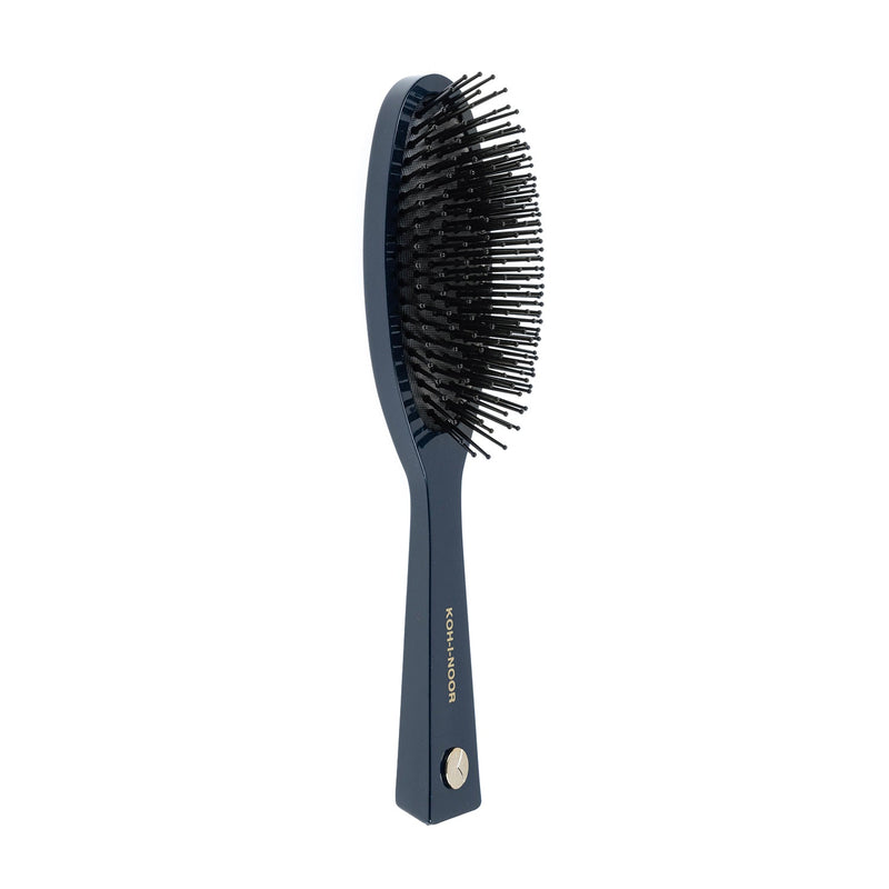 KOH-I-NOOR Beauty USA Pastel Synthetic Pin Brush - Biodegradable Acetate for Thick & Coarse Hair Hair Brush White Smoke Burgundy red / Large,Burgundy red / Small,Mustard yellow / Large,Mustard yellow / Small,Ivory white / Large,Ivory white / Small,Face powder pink / Large,Face powder pink / Small,Baby blue / Large,Baby blue / Small,Navy blue / Large,Navy blue / Small
