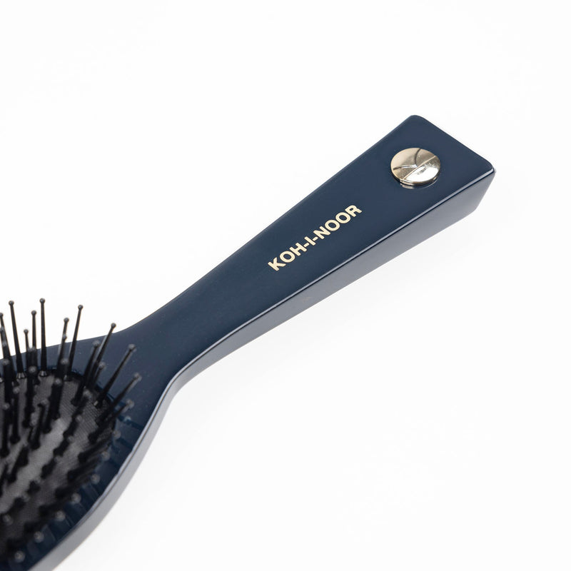 KOH-I-NOOR Beauty USA Pastel Synthetic Pin Brush - Biodegradable Acetate for Thick & Coarse Hair Hair Brush White Smoke Burgundy red / Large,Burgundy red / Small,Mustard yellow / Large,Mustard yellow / Small,Ivory white / Large,Ivory white / Small,Face powder pink / Large,Face powder pink / Small,Baby blue / Large,Baby blue / Small,Navy blue / Large,Navy blue / Small