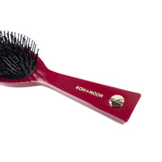 KOH-I-NOOR Beauty USA Pastel Synthetic Pin Brush - Biodegradable Acetate for Thick & Coarse Hair Hair Brush White Smoke Burgundy red / Large,Burgundy red / Small,Mustard yellow / Large,Mustard yellow / Small,Ivory white / Large,Ivory white / Small,Face powder pink / Large,Face powder pink / Small,Baby blue / Large,Baby blue / Small,Navy blue / Large,Navy blue / Small