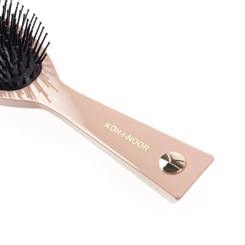 KOH-I-NOOR Beauty USA Pastel Synthetic Pin Brush - Biodegradable Acetate for Thick & Coarse Hair Hair Brush White Smoke Burgundy red / Large,Burgundy red / Small,Mustard yellow / Large,Mustard yellow / Small,Ivory white / Large,Ivory white / Small,Face powder pink / Large,Face powder pink / Small,Baby blue / Large,Baby blue / Small,Navy blue / Large,Navy blue / Small