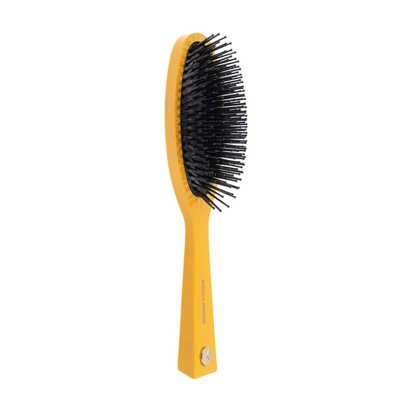 KOH-I-NOOR Beauty USA Pastel Synthetic Pin Brush - Biodegradable Acetate for Thick & Coarse Hair Hair Brush White Smoke Burgundy red / Large,Burgundy red / Small,Mustard yellow / Large,Mustard yellow / Small,Ivory white / Large,Ivory white / Small,Face powder pink / Large,Face powder pink / Small,Baby blue / Large,Baby blue / Small,Navy blue / Large,Navy blue / Small
