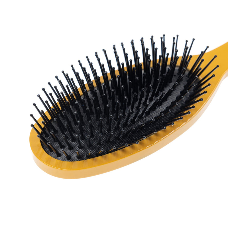 KOH-I-NOOR Beauty USA Pastel Synthetic Pin Brush - Biodegradable Acetate for Thick & Coarse Hair Hair Brush White Smoke Burgundy red / Large,Burgundy red / Small,Mustard yellow / Large,Mustard yellow / Small,Ivory white / Large,Ivory white / Small,Face powder pink / Large,Face powder pink / Small,Baby blue / Large,Baby blue / Small,Navy blue / Large,Navy blue / Small
