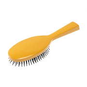 KOH-I-NOOR Beauty USA Pastel Synthetic Pin Brush - Biodegradable Acetate for Thick & Coarse Hair Hair Brush White Smoke Burgundy red / Large,Burgundy red / Small,Mustard yellow / Large,Mustard yellow / Small,Ivory white / Large,Ivory white / Small,Face powder pink / Large,Face powder pink / Small,Baby blue / Large,Baby blue / Small,Navy blue / Large,Navy blue / Small