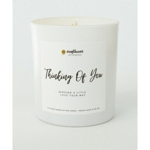 Sunflower Motherhood Thinking Of You Candle Candles Light Gray