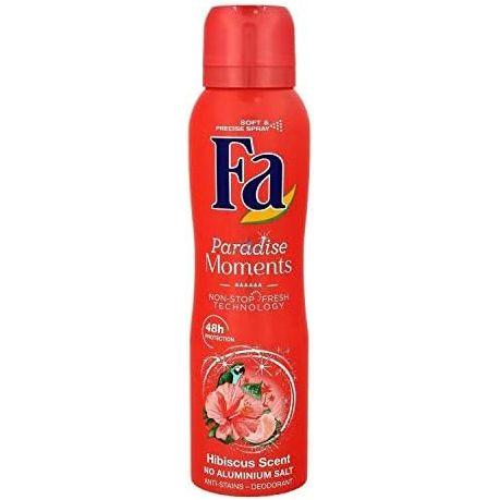 Fa Fa Paradise Moments Spray Deodorant Floral Scent, No Aluminum 150ml - 5.07 Oz Personal Care Firebrick