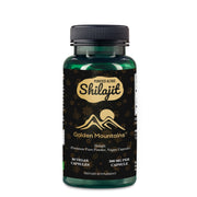 SiberianGreen.com Golden Mountains Shilajit Vegan Capsules – 500mg | 90 Count Herbs Black