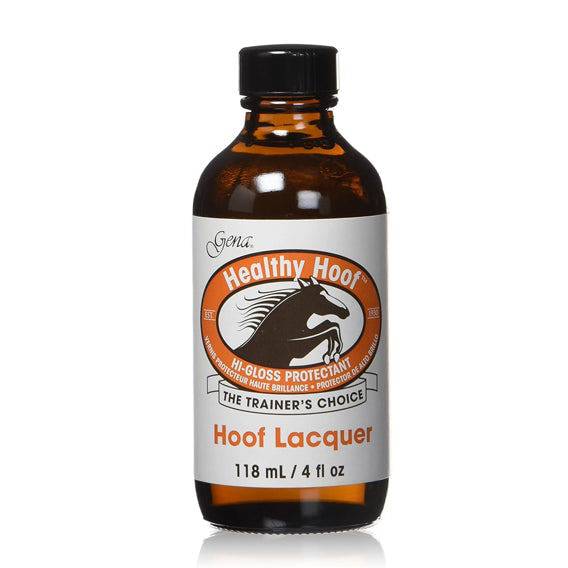 VIP Extensions Gena Healthy Hoof Hi-Gloss Protectant Lacquer, 4 oz Nail Treatment White Smoke