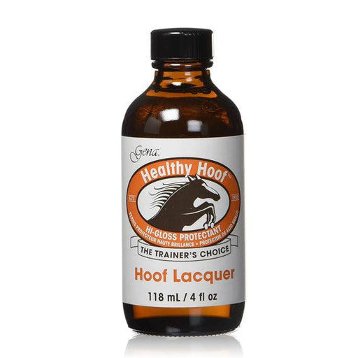 VIP Extensions Gena Healthy Hoof Hi-Gloss Protectant Lacquer, 4 oz Nail Treatment White Smoke