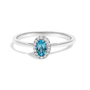 Bids.com 10K White Gold 5X3MM Oval Purple Amethyst and Diamond Accent Halo Ring (I-J Color, I1-I2 Clarity) - Ring Size 6.5 Rings White Smoke 6.5 / White.Gold / Blue Topaz,5 / White.Gold / Blue Topaz,5.5 / White.Gold / Blue Topaz,6 / White.Gold / Blue Topaz,7 / White.Gold / Blue Topaz,7.5 / White.Gold / Blue Topaz,8 / White.Gold / Blue Topaz