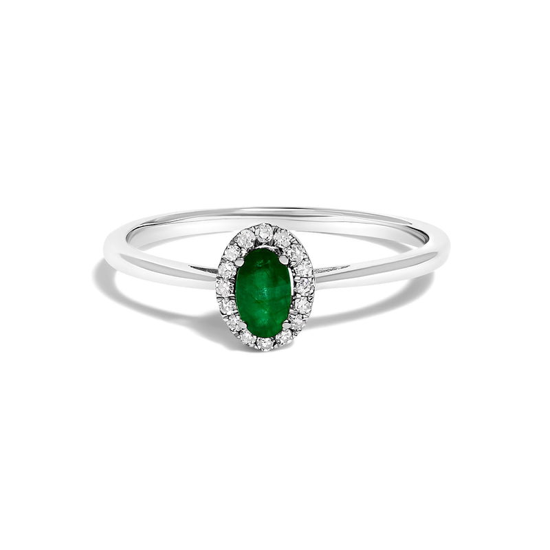 Bids.com 10K White Gold 5X3MM Oval Purple Amethyst and Diamond Accent Halo Ring (I-J Color, I1-I2 Clarity) - Ring Size 6.5 Rings White Smoke 6.5 / White.Gold / Green Emerald,5 / White.Gold / Green Emerald,5.5 / White.Gold / Green Emerald,6 / White.Gold / Green Emerald,7 / White.Gold / Green Emerald,7.5 / White.Gold / Green Emerald,8 / White.Gold / Green Emerald