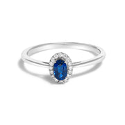 Bids.com 10K White Gold 5X3MM Oval Purple Amethyst and Diamond Accent Halo Ring (I-J Color, I1-I2 Clarity) - Ring Size 6.5 Rings White Smoke 6.5 / White.Gold / Blue Sapphire,5 / White.Gold / Blue Sapphire,5.5 / White.Gold / Blue Sapphire,6 / White.Gold / Blue Sapphire,7 / White.Gold / Blue Sapphire,7.5 / White.Gold / Blue Sapphire,8 / White.Gold / Blue Sapphire