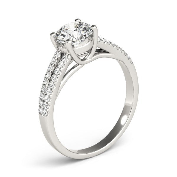 Bids.com 14k White Gold Split Shank Round Diamond Engagement Ring (1 1/8 cttw) Rings White Smoke 3 / White Gold,3.5 / White Gold,4 / White Gold,4.5 / White Gold,5 / White Gold,5.5 / White Gold,6 / White Gold,6.5 / White Gold,7 / White Gold,7.5 / White Gold,8 / White Gold,8.5 / White Gold,9 / White Gold