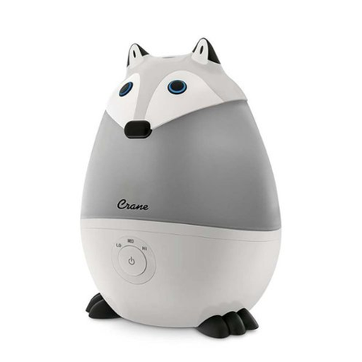 Crane Crane Mini Adorable Fox Ultrasonic Cool Mist Humidifier - 0.5 Gallon Humidifiers White Smoke