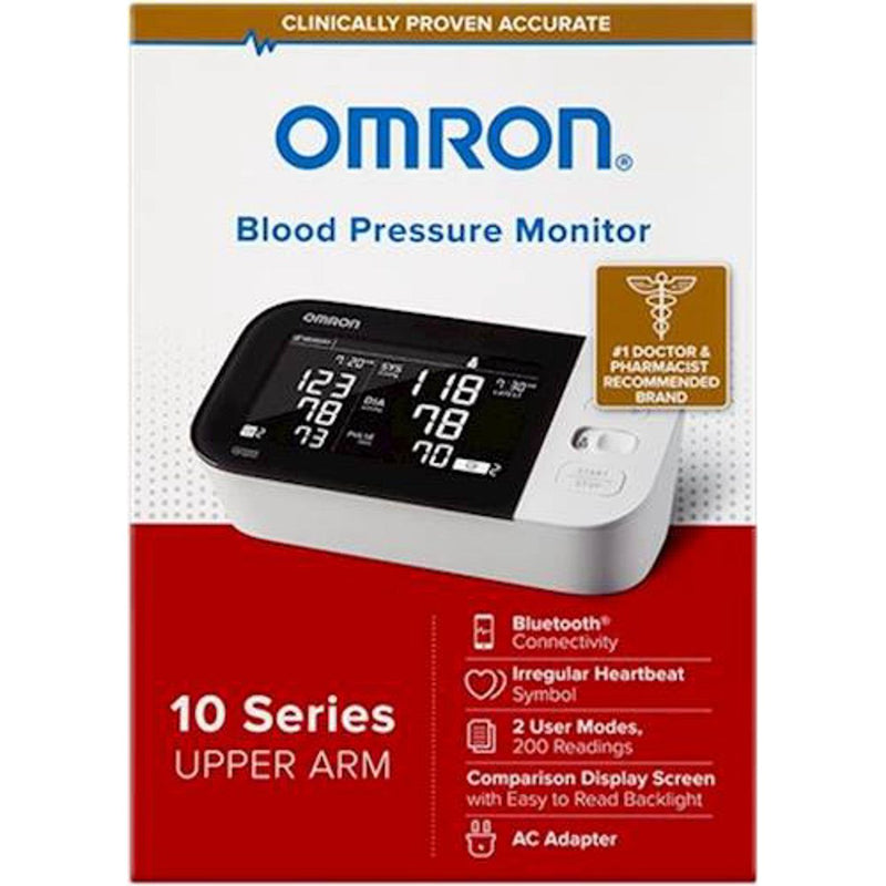 Omron Omron 10 Series Wireless Upper Arm Blood Pressure Monitor BP7450 Blood Pressure Monitors Dark Red