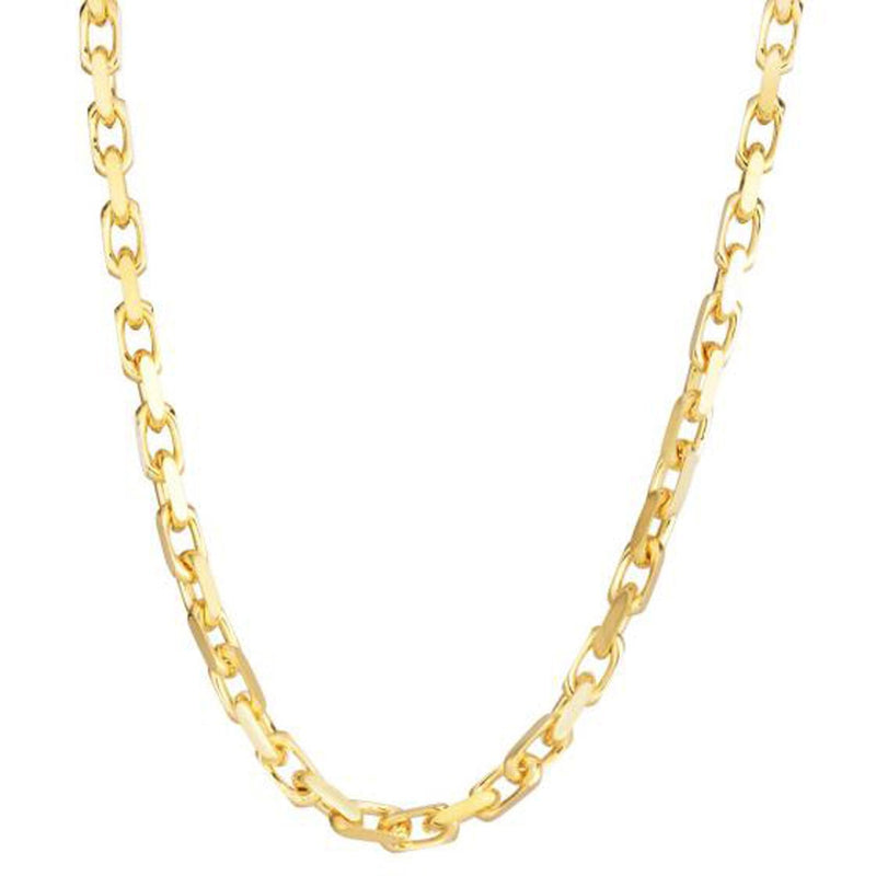Bids.com 14k Yellow Gold French Cable Link Chain (4.80 mm) Necklaces White Smoke 20 / Yellow Gold,22 / Yellow Gold,24 / Yellow Gold,26 / Yellow Gold