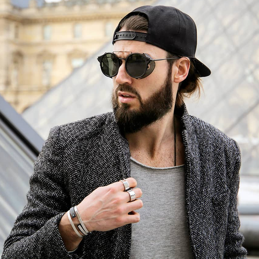 zeroUV Vintage Dapper Steampunk Side Cover Round Sunglasses C083 Sunglasses Light Gray Tortoise Gold Brown,Black Gold Smoke,Black Silver Smoke,Black Black Green