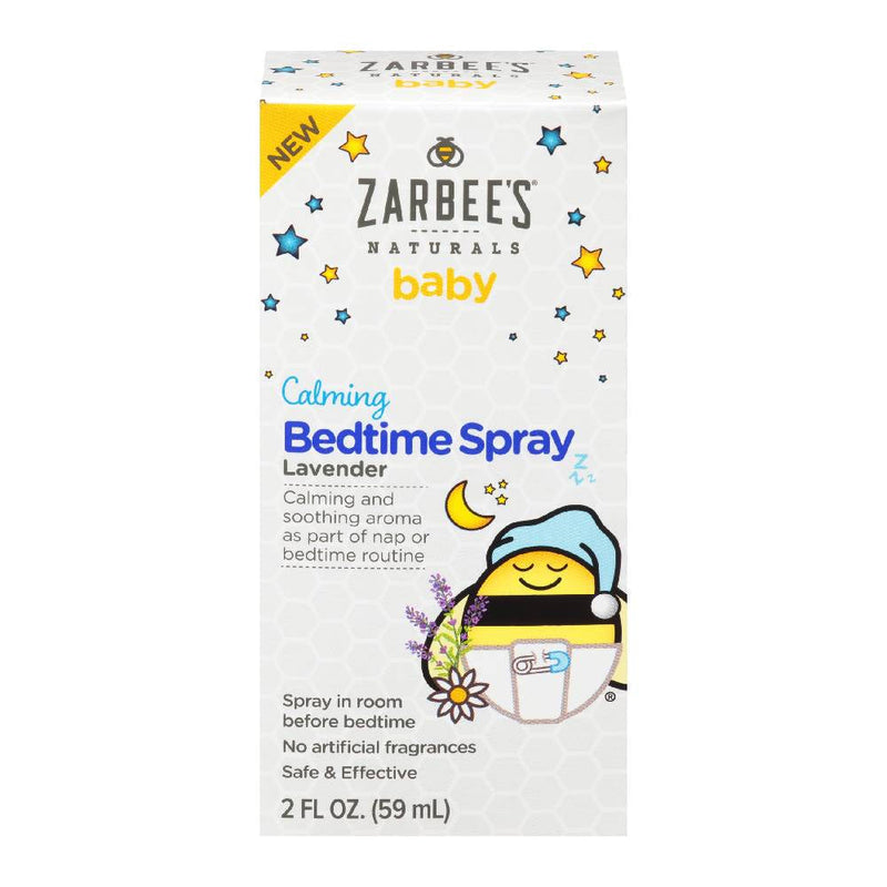 Zarbee's Zarbee's Baby Calming Bedtime Spray with Lavender – 2 oz Mist for Sleep Routine Baby & Toddler Lavender