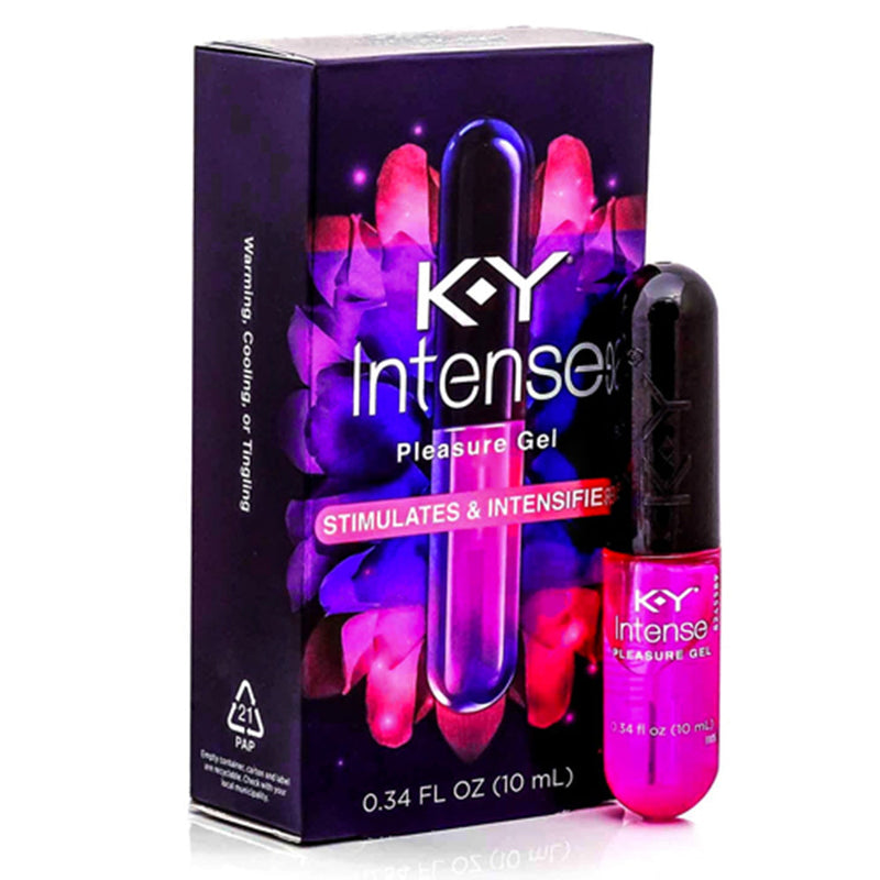 K-Y K-Y Intense Pleasure Gel Stimulates & Intensifies - 0.34oz Conductivity Gels & Lotions White Smoke