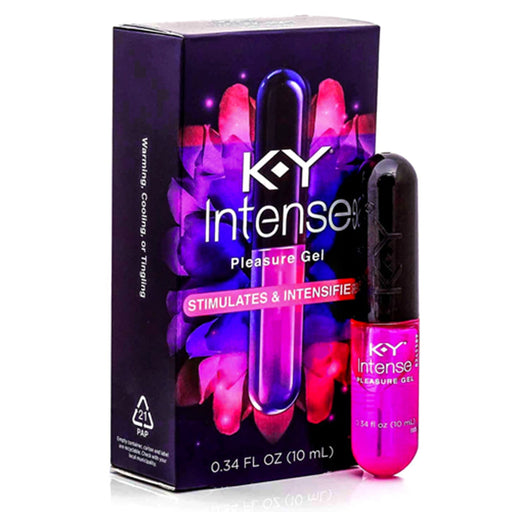 K-Y K-Y Intense Pleasure Gel Stimulates & Intensifies - 0.34oz Conductivity Gels & Lotions White Smoke