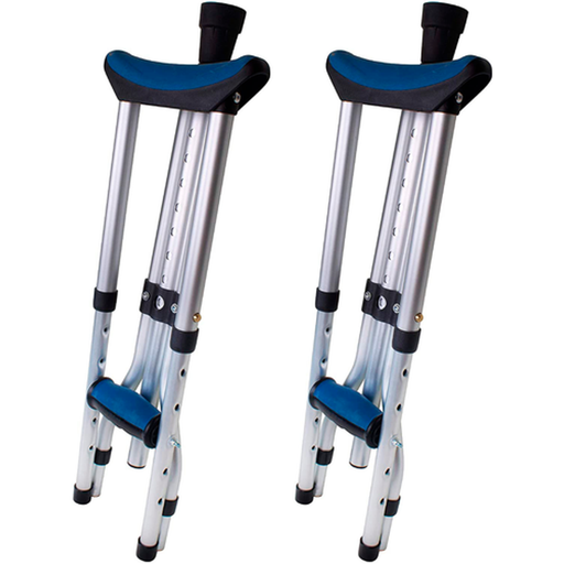 Carex Carex Crutches, Folding Crutches White Smoke
